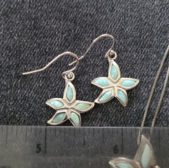 Larimar & Sterling Silver Set - Picture 6 of 6